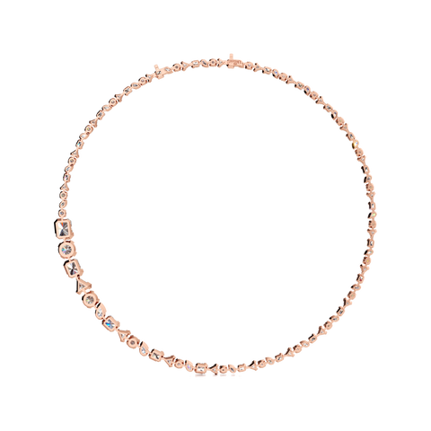 Meta statement necklace - The Future Rocks