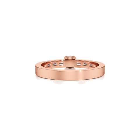 Meta small solitaire ring