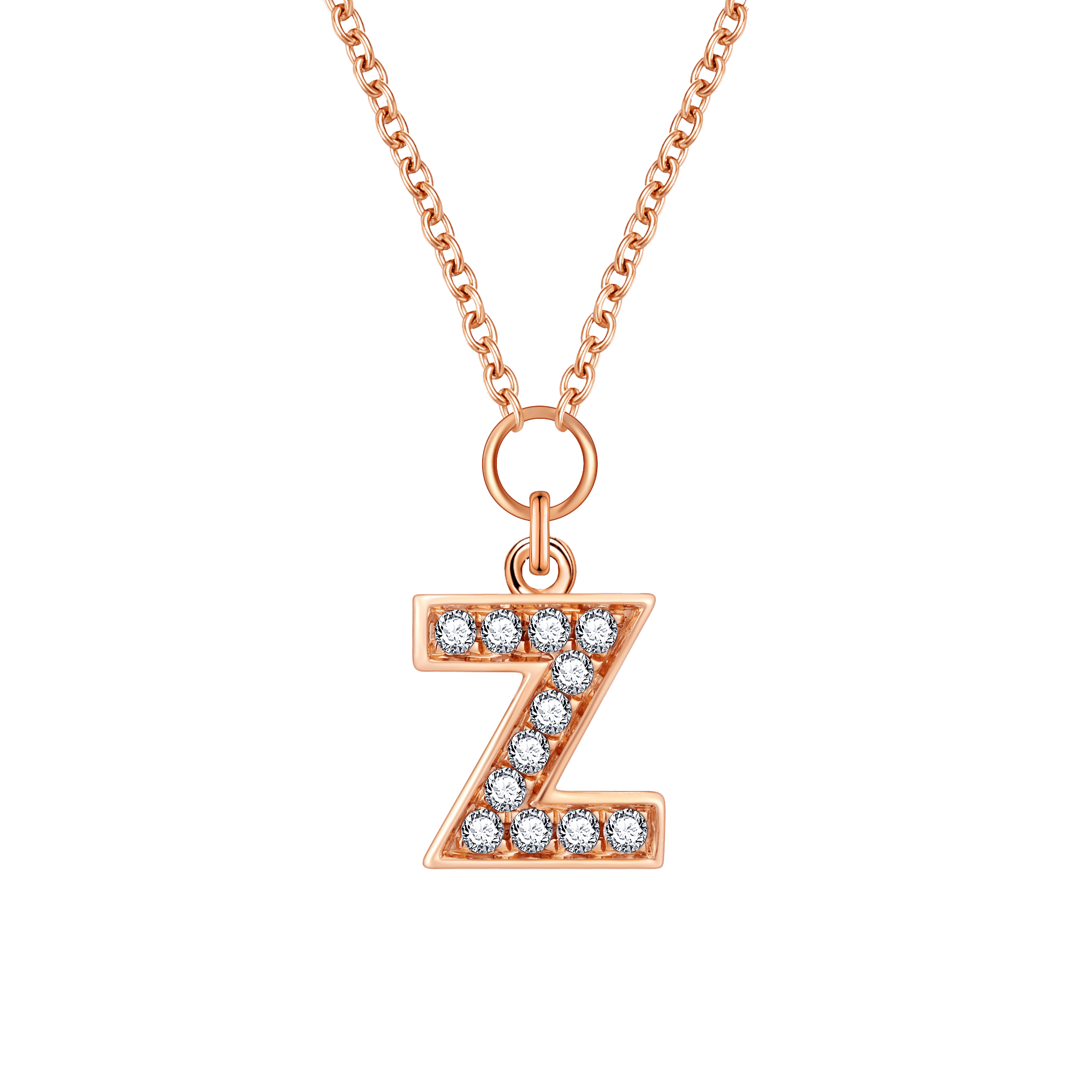 Alphabet LGD pendant necklace - Alphabet LGD pendant necklace -  The Future Rocks -    28