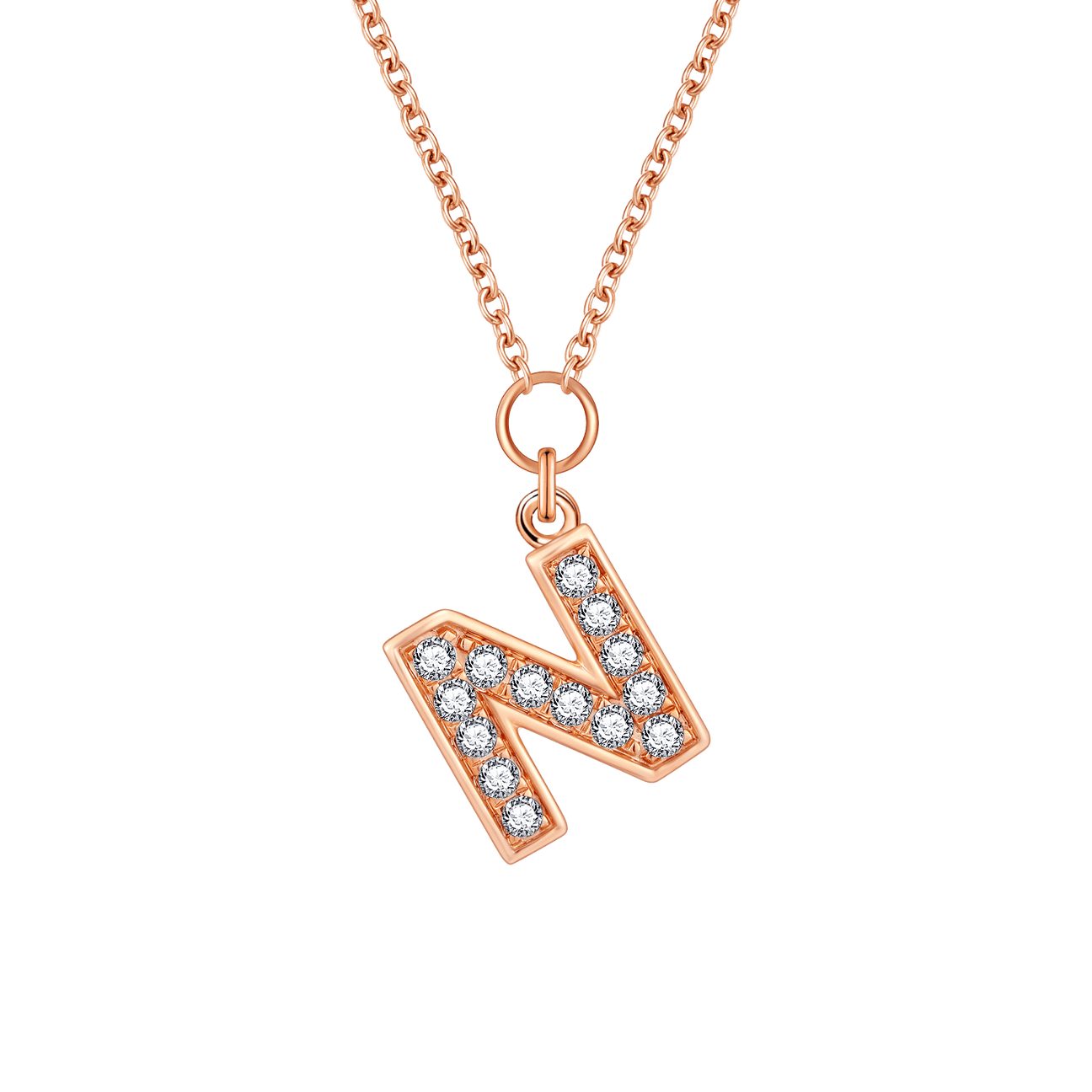 Alphabet LGD pendant necklace - Alphabet LGD pendant necklace -  The Future Rocks -    16
