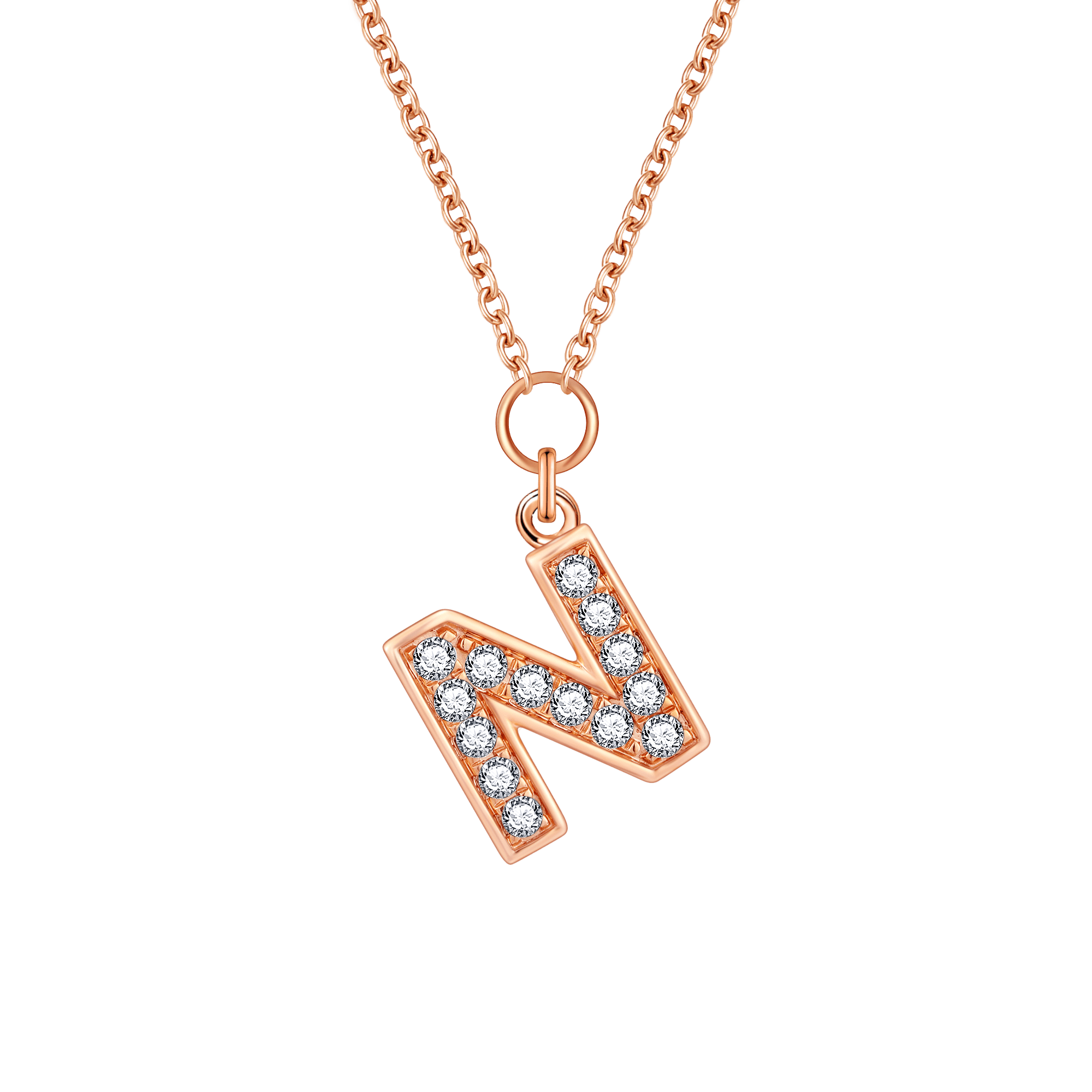 Alphabet LGD pendant necklace - Alphabet LGD pendant necklace -  The Future Rocks -    16