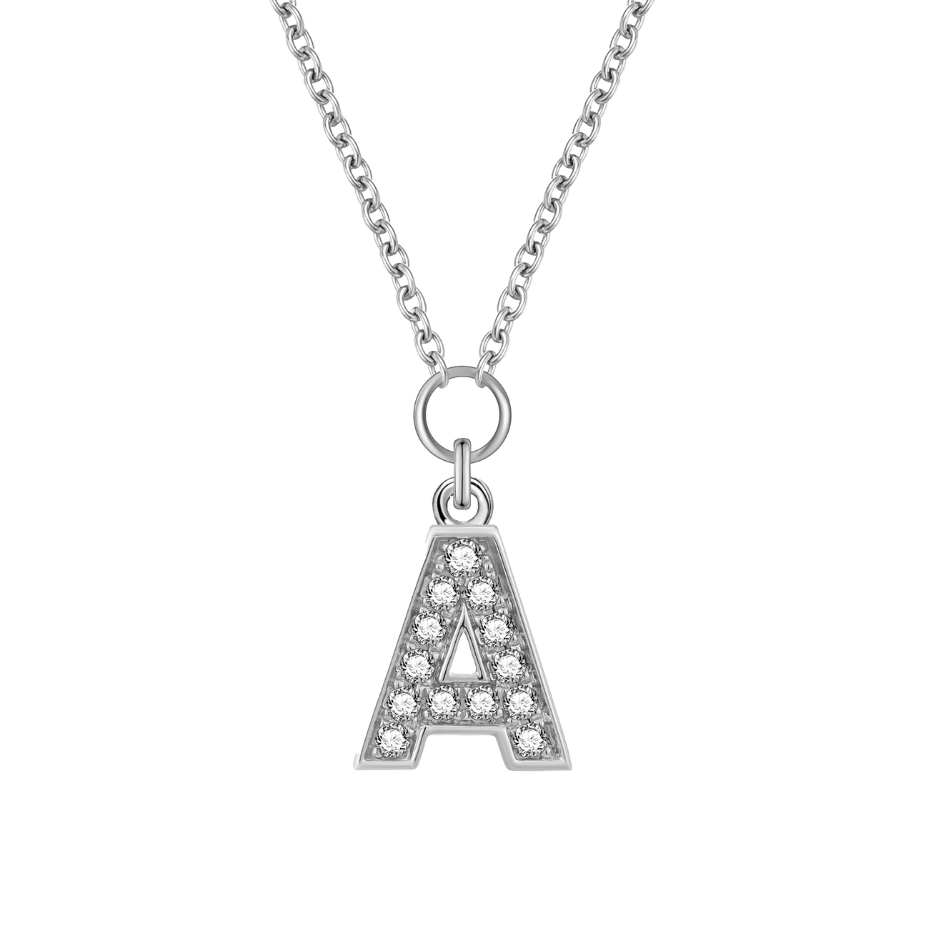 Alphabet LGD pendant necklace - Alphabet LGD pendant necklace -  The Future Rocks -    30
