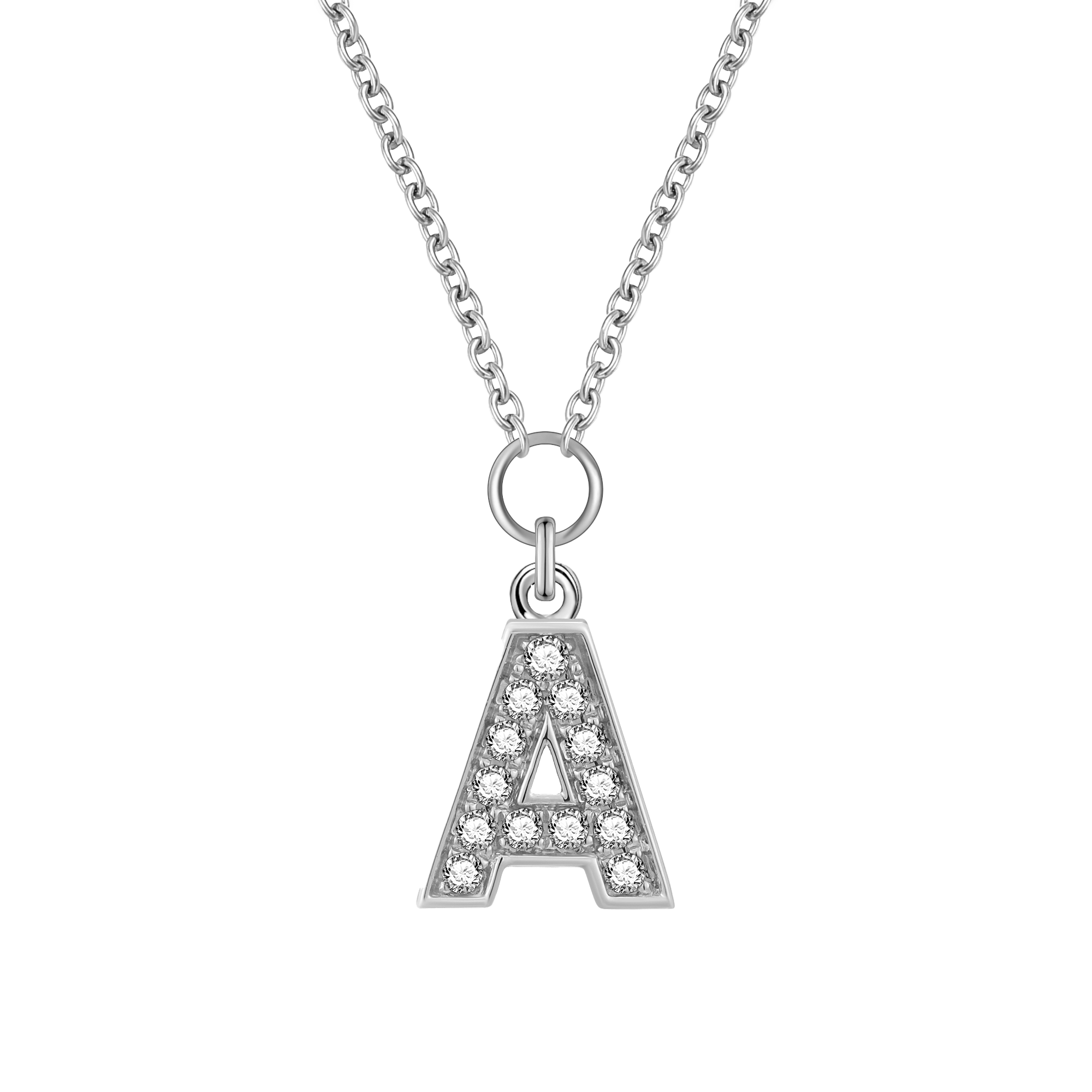 Alphabet LGD pendant necklace - Alphabet LGD pendant necklace -  The Future Rocks -    30