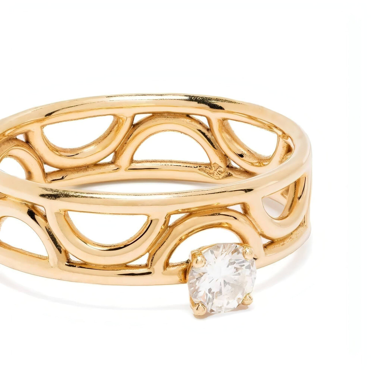 Amour perpétuel solitaire ring - Amour perpétuel solitaire ring -  The Future Rocks -    9