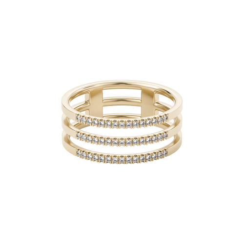 Apoidea pavé ring - Apoidea pavé ring -  The Future Rocks -    1