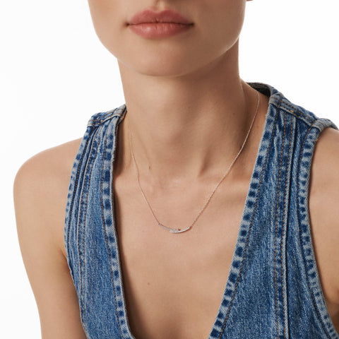 Ballerina pink diamond necklace - The Future Rocks