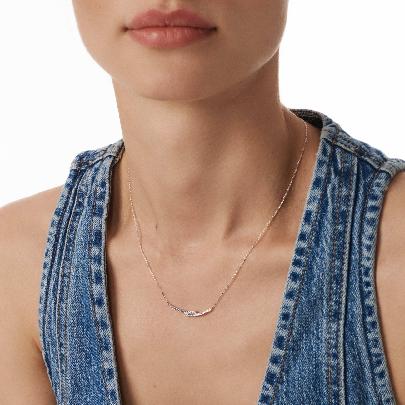 Ballerina pink diamond necklace - Ballerina pink diamond necklace -  The Future Rocks -    3