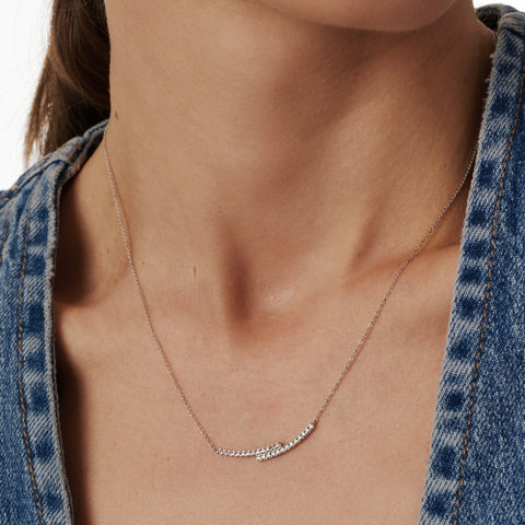 Ballerina pink diamond necklace - The Future Rocks