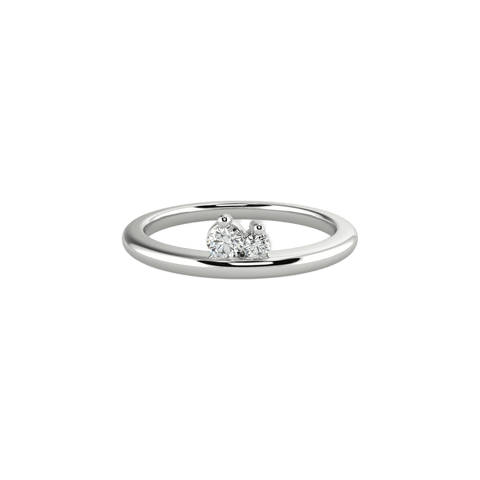 Bay ring - 18k recycled gold lab-grown diamond promise ring - The Future Rocks