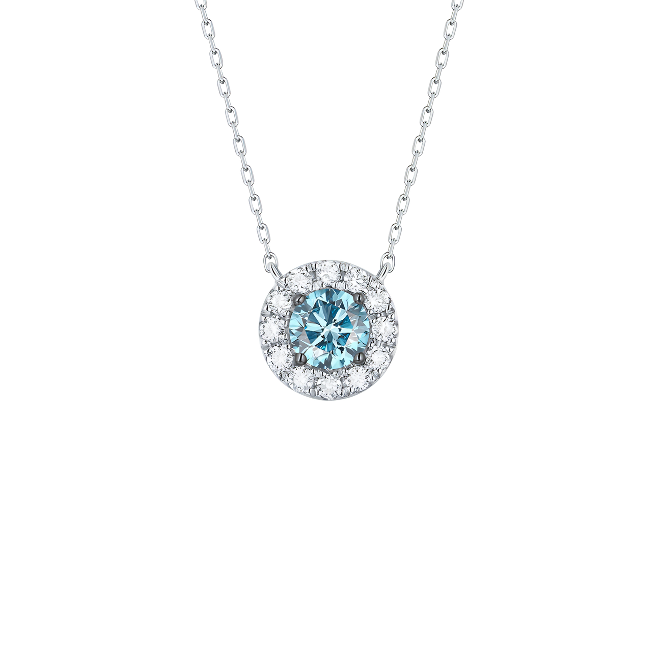 Blush blue necklace - Blush blue necklace -  The Future Rocks -    1