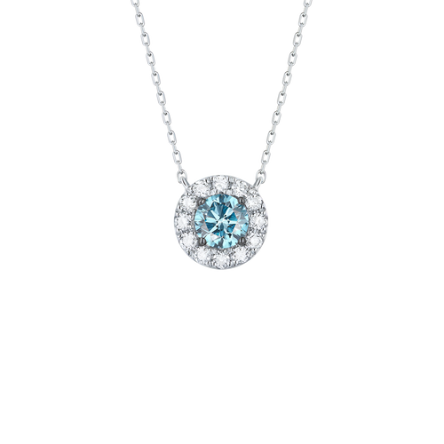 Blush blue necklace - Blush blue necklace -  The Future Rocks -    1