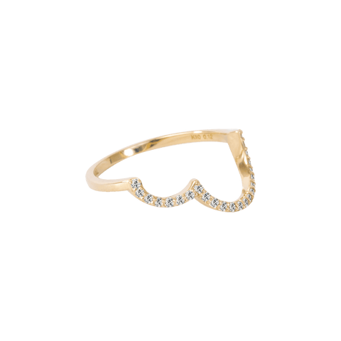 Double half circle ring - The Future Rocks
