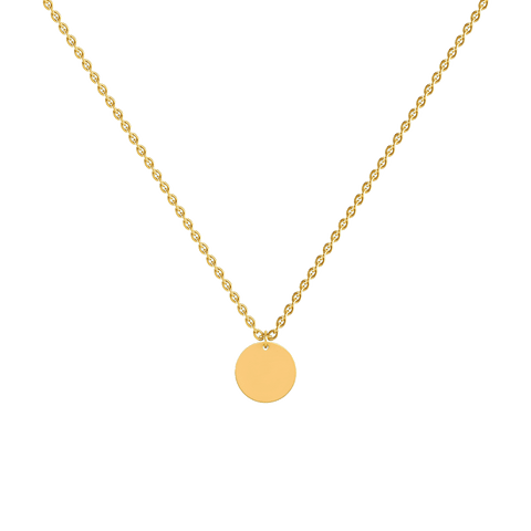  Engraved statement necklace - Engraved Gold Statement Necklace -  The Future Rocks  -    1 