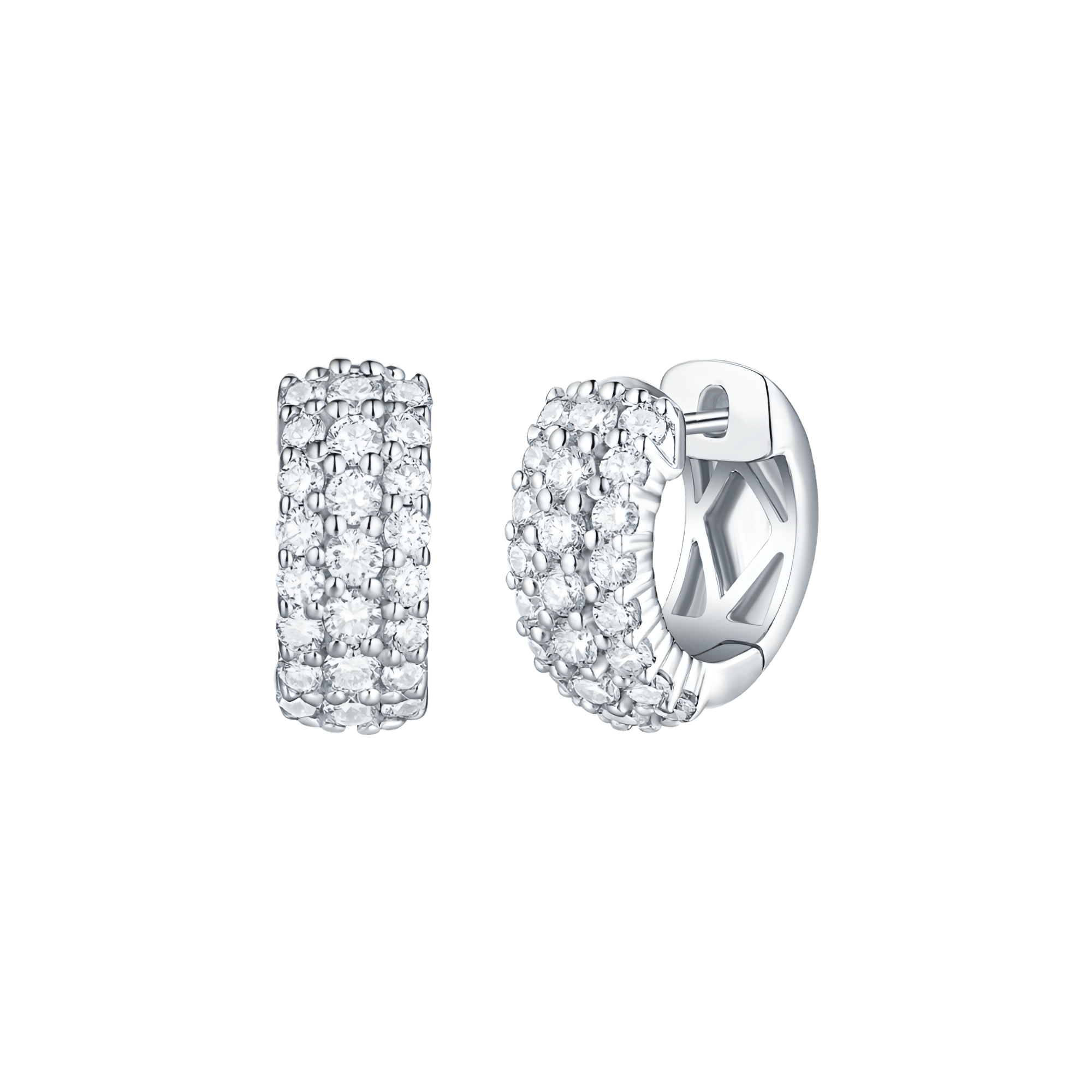 Essentials petite earrings II - Petite Lab-Grown Diamond Huggie Earrings - The Future Rocks - 1