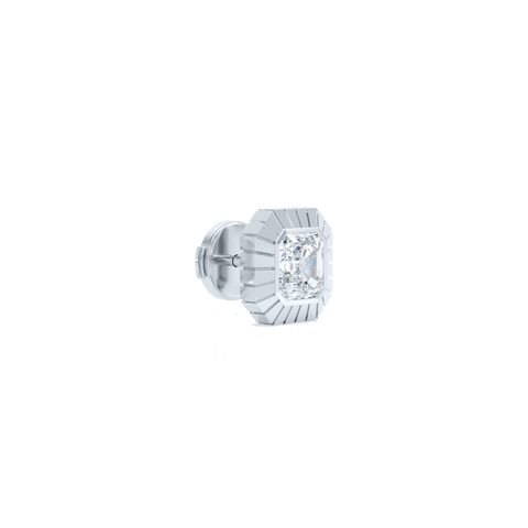 Eternity Asscher Studs - The Future Rocks