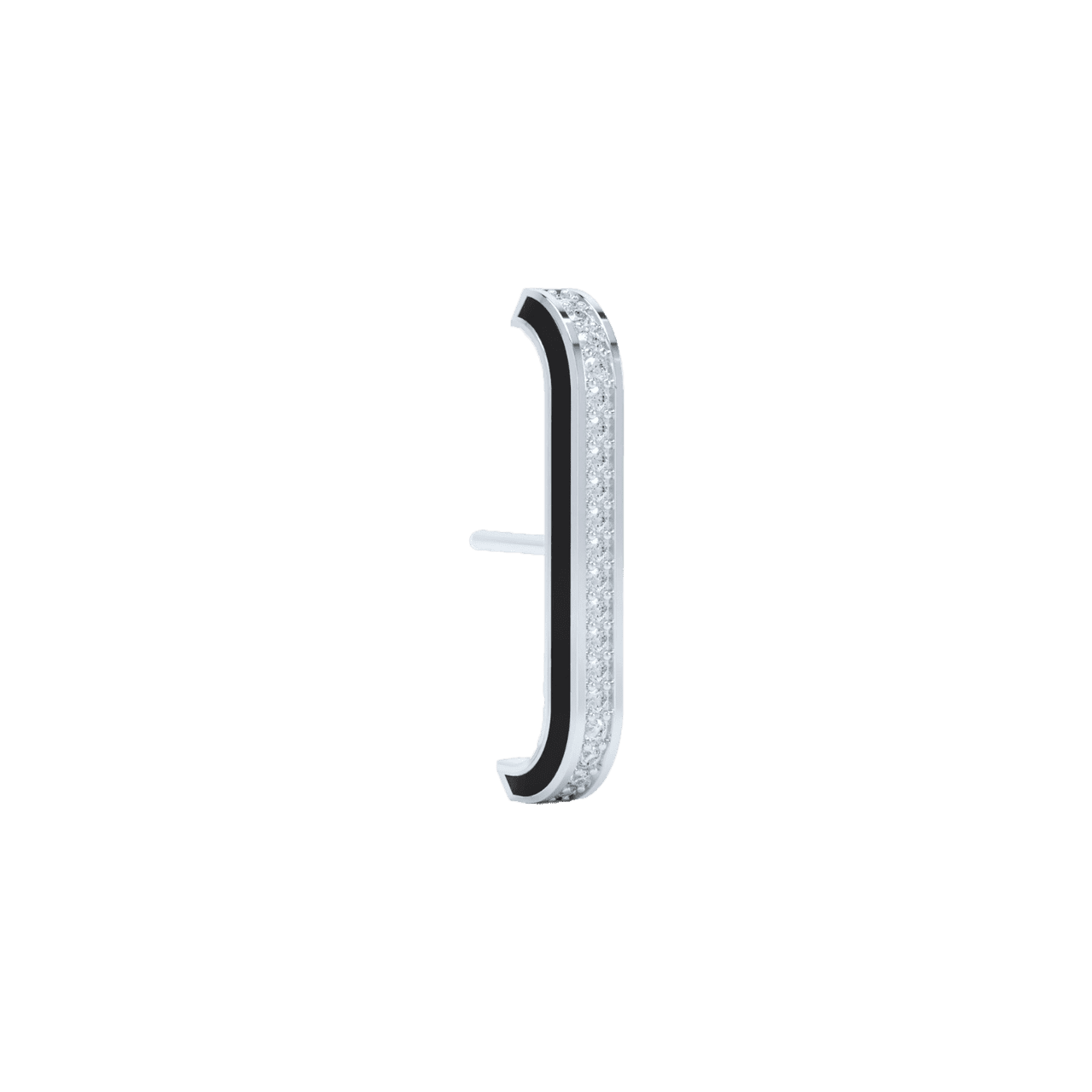 Eternity black enamel ear cuffs - Eternity black enamel ear cuffs -  The Future Rocks -    6