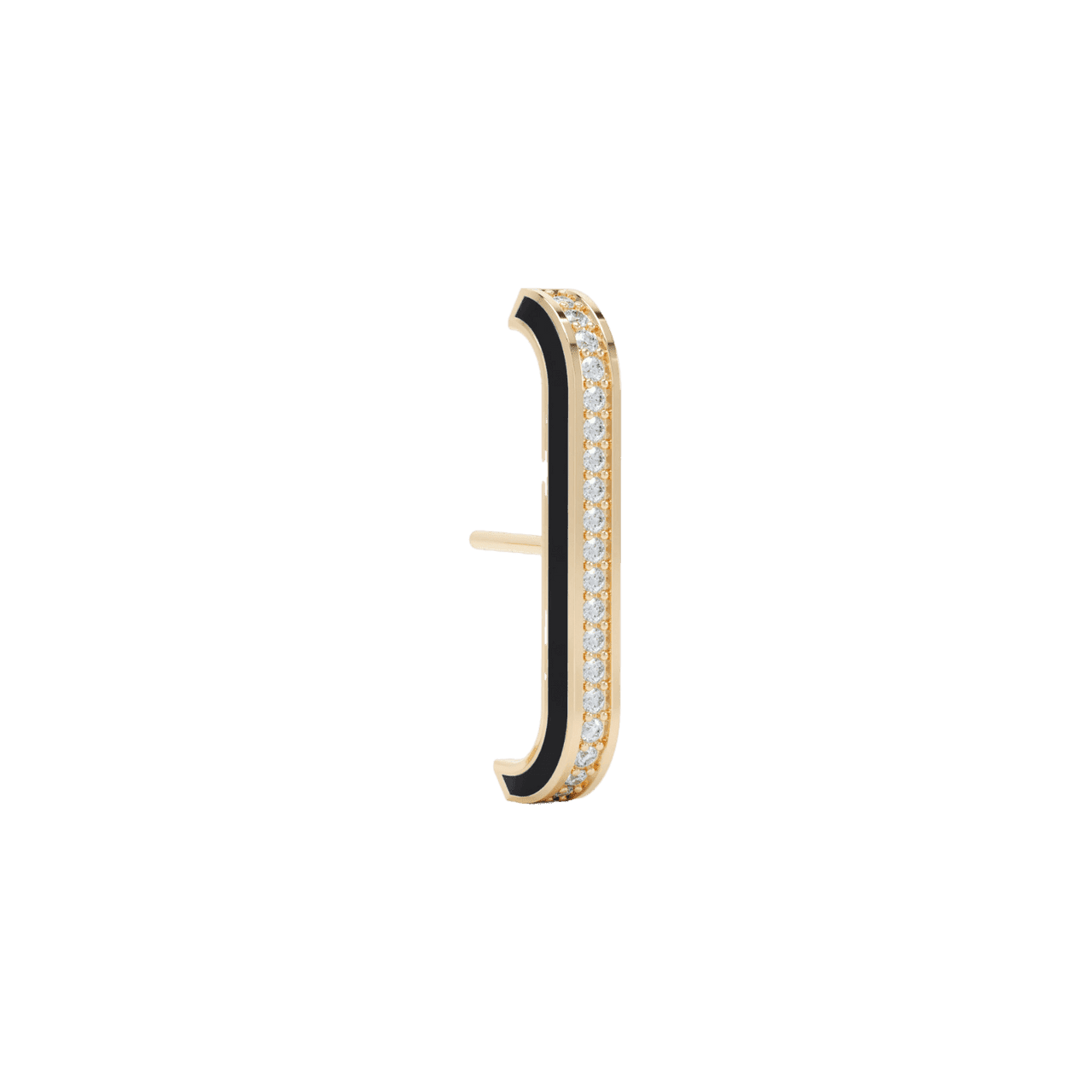 Eternity black enamel ear cuffs - Eternity black enamel ear cuffs -  The Future Rocks -    4
