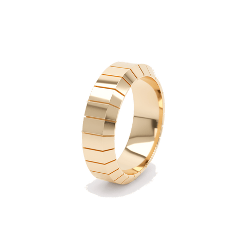 Eternity Engraved Gold Ring - The Future Rocks
