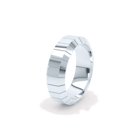 Eternity Engraved Gold Ring - The Future Rocks