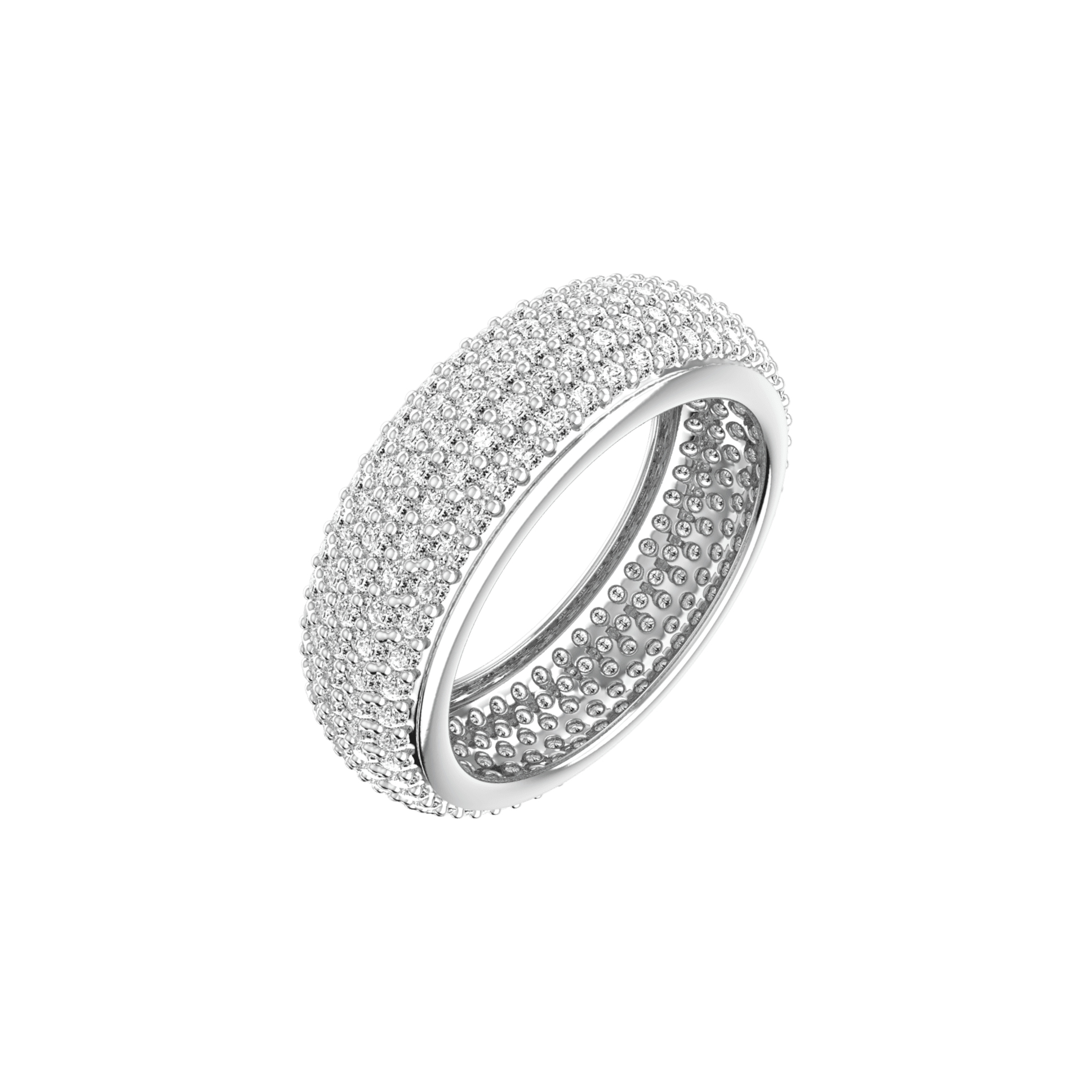 Grand pave ring - Grand Pave Diamond Ring - The Future Rocks - 5