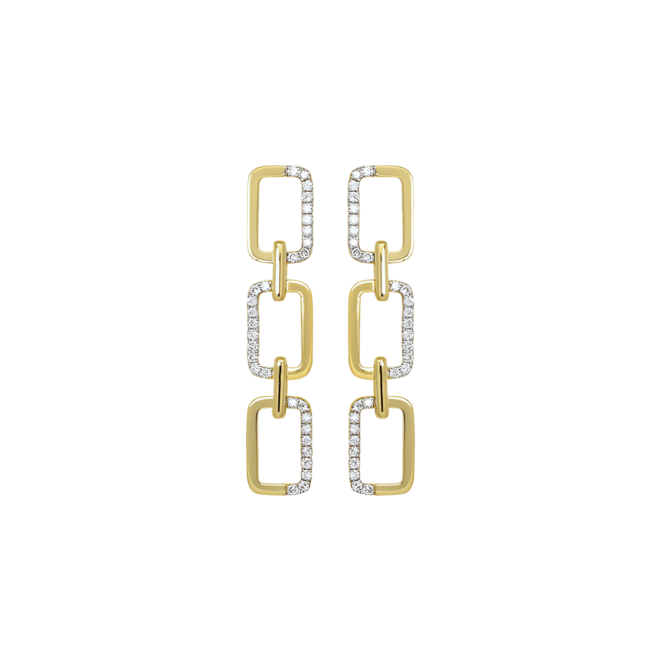 Horizon trio link earrings - Horizon trio link earrings -  The Future Rocks -    3