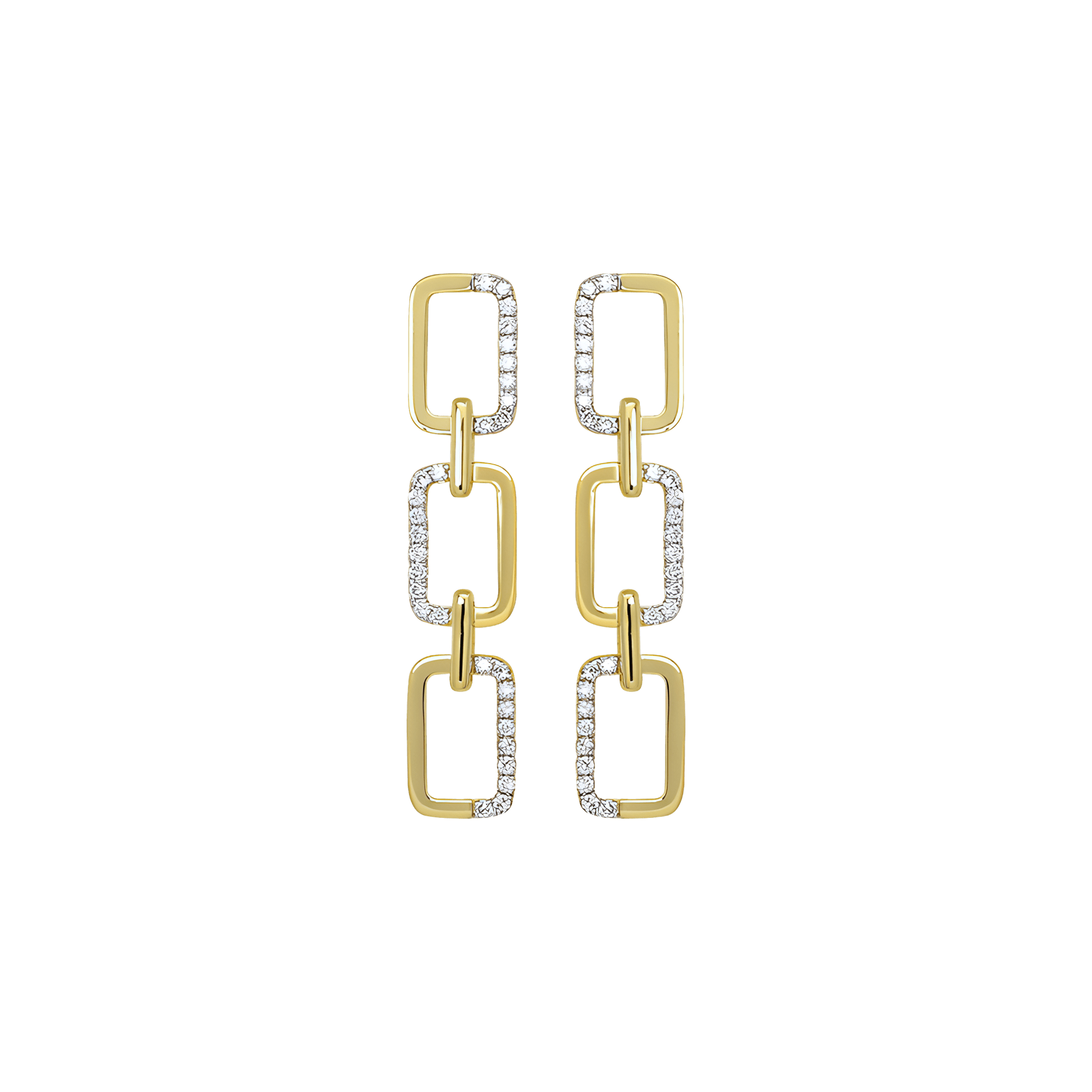 Horizon trio link earrings - Horizon trio link earrings -  The Future Rocks -    3