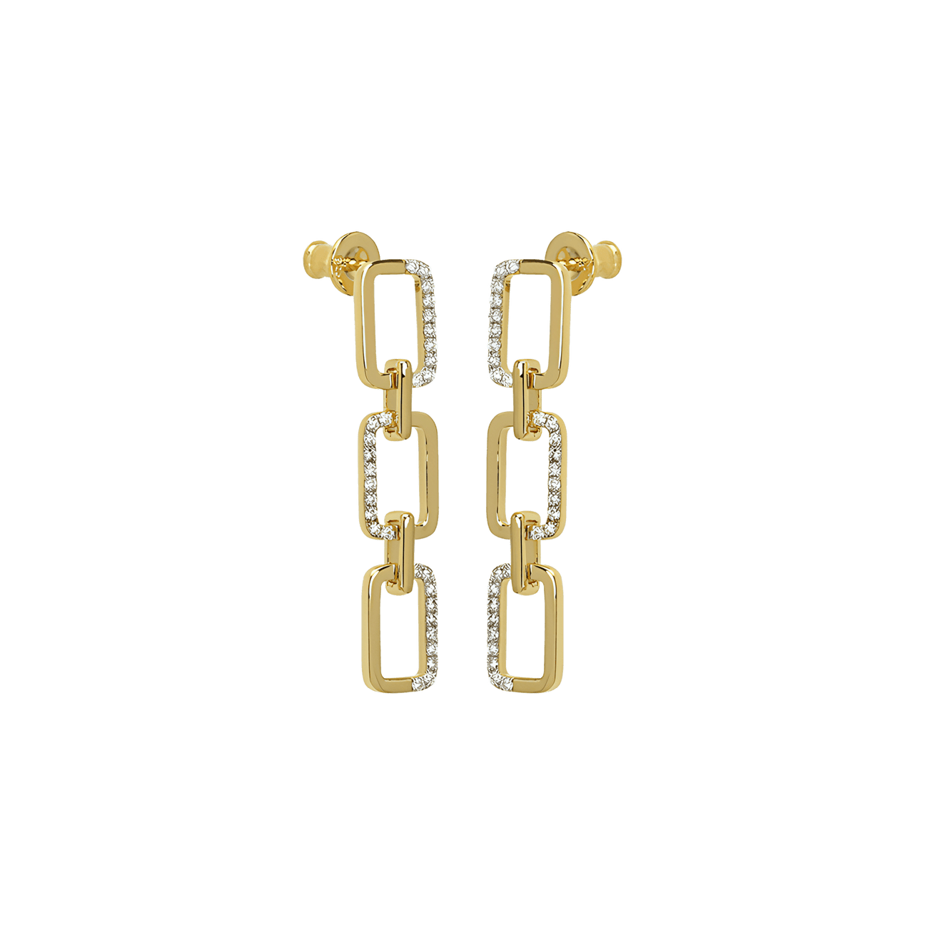 Horizon trio link earrings - Horizon trio link earrings -  The Future Rocks -    4