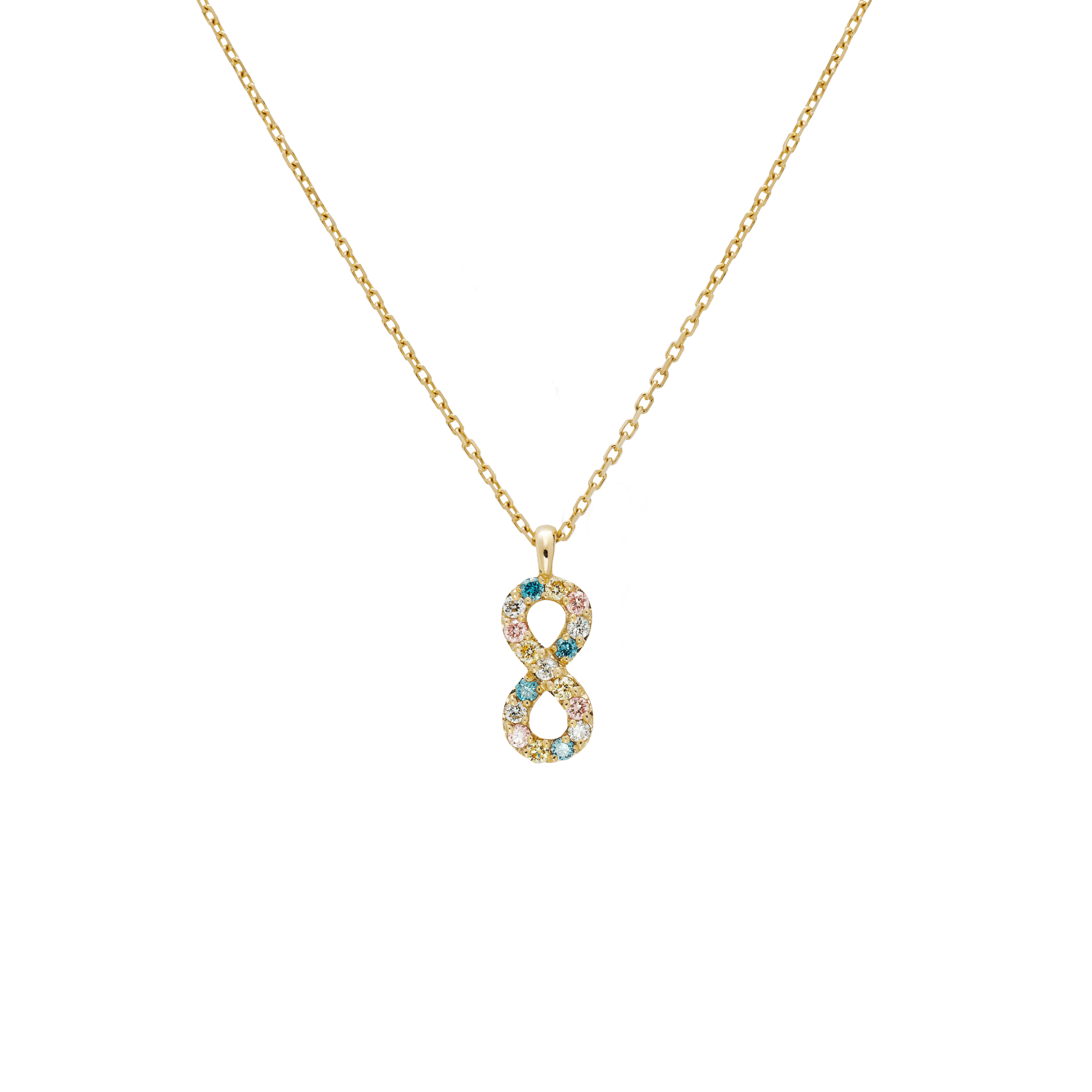 Infinity multi-color LGD necklace - Infinity multi-color LGD necklace -  The Future Rocks -    1