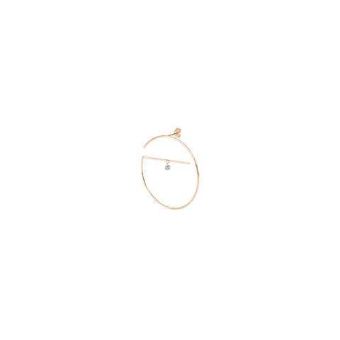 Large floating earrings - The Future Rocks
