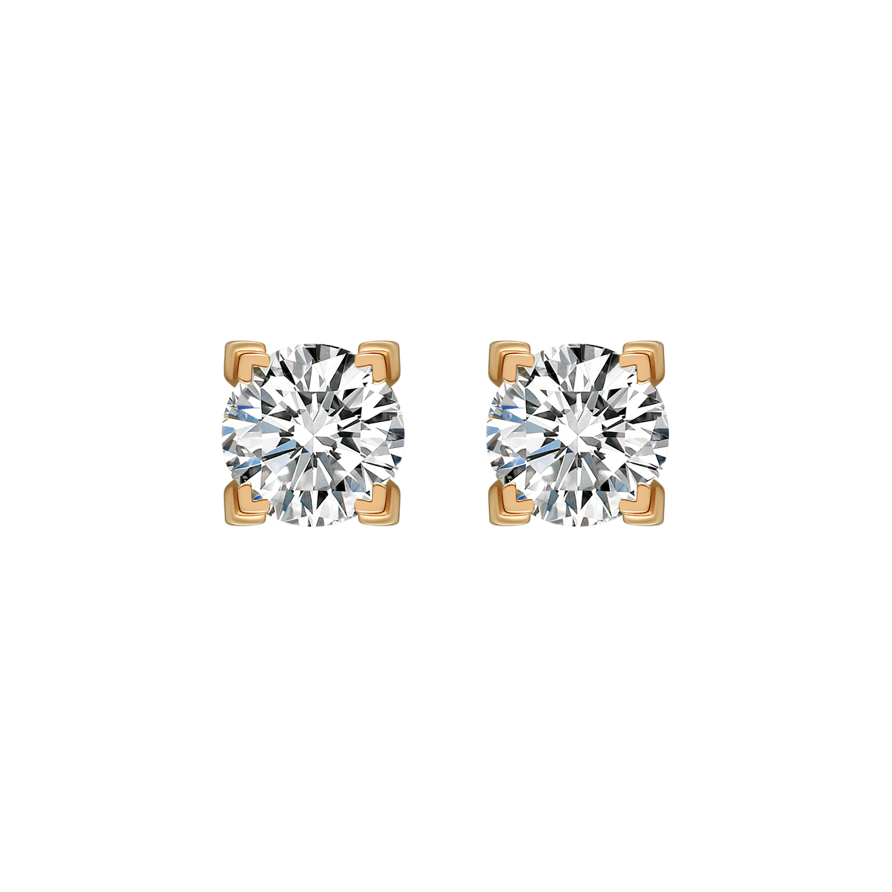 Luna solitaire earrings 1ct - Luna solitaire earrings 1ct -  The Future Rocks -    3