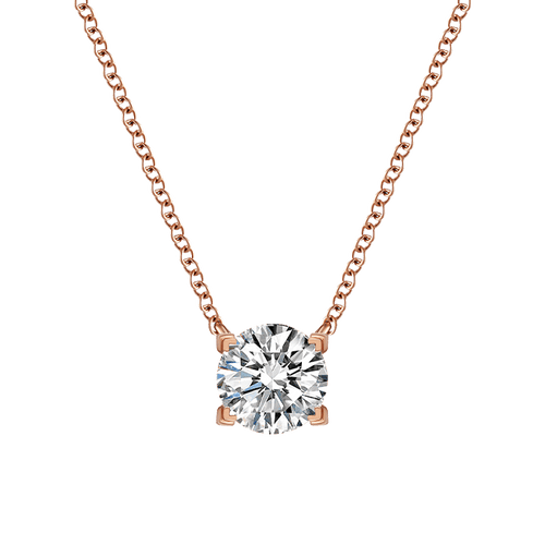 Luna solitaire necklace 0.5ct - Luna solitaire necklace 0.5ct -  The Future Rocks -    1