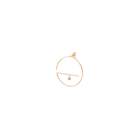 Medium lower floating earrings - The Future Rocks