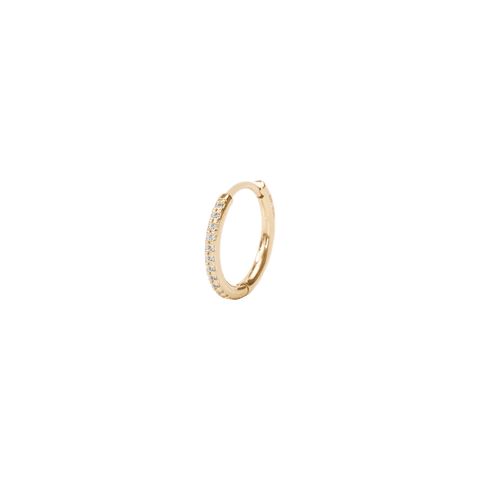 Medium pave hoop earrings - The Future Rocks