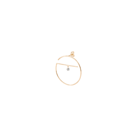Medium upper floating earrings - The Future Rocks