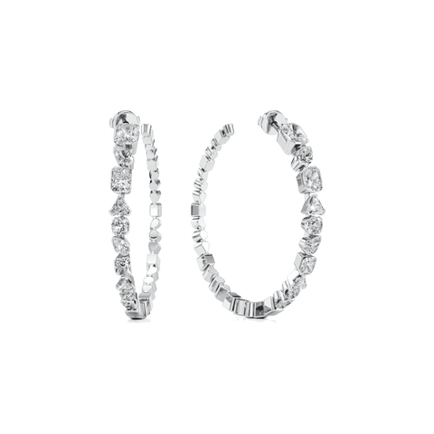 Meta hoop earrings - The Future Rocks