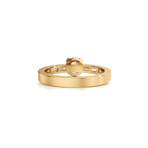 Meta large solitaire ring - The Future Rocks