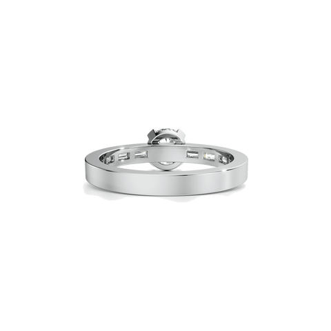 Meta large solitaire ring - The Future Rocks