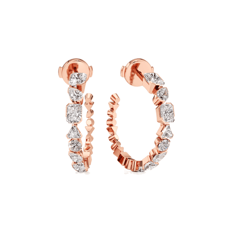Meta mini hoop earrings - The Future Rocks