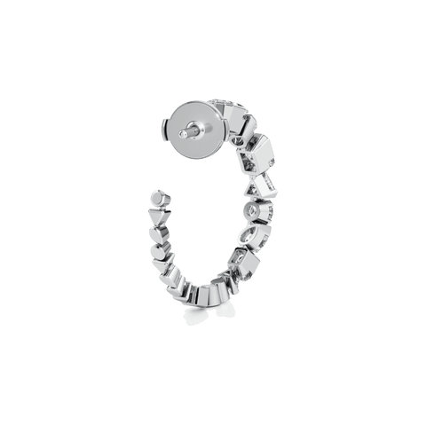 Meta mini hoop earrings - The Future Rocks