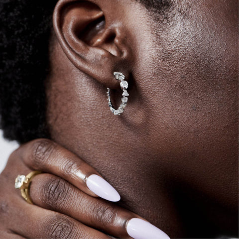 Meta mini hoop earrings - The Future Rocks