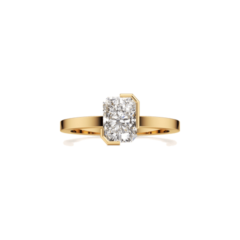 Meta one ct radiant ring - The Future Rocks