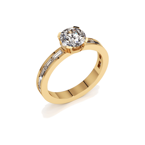Meta one ct solitaire ring - The Future Rocks