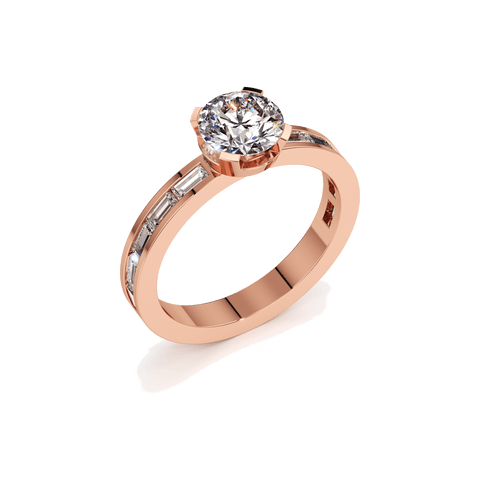 Meta one ct solitaire ring - The Future Rocks