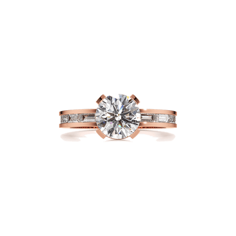 Meta one ct solitaire ring - The Future Rocks