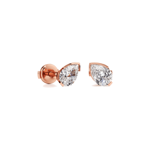 Meta pear studs - The Future Rocks