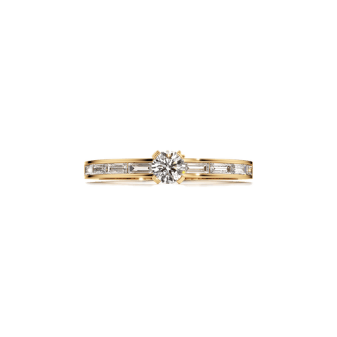 Meta petite solitaire ring - The Future Rocks