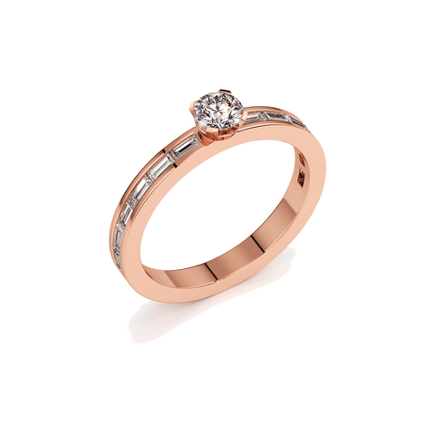 Meta small solitaire ring - The Future Rocks