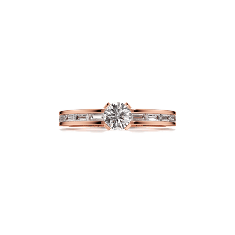 Meta small solitaire ring - The Future Rocks