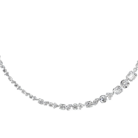 Meta statement necklace - The Future Rocks