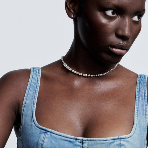 Meta statement necklace - The Future Rocks
